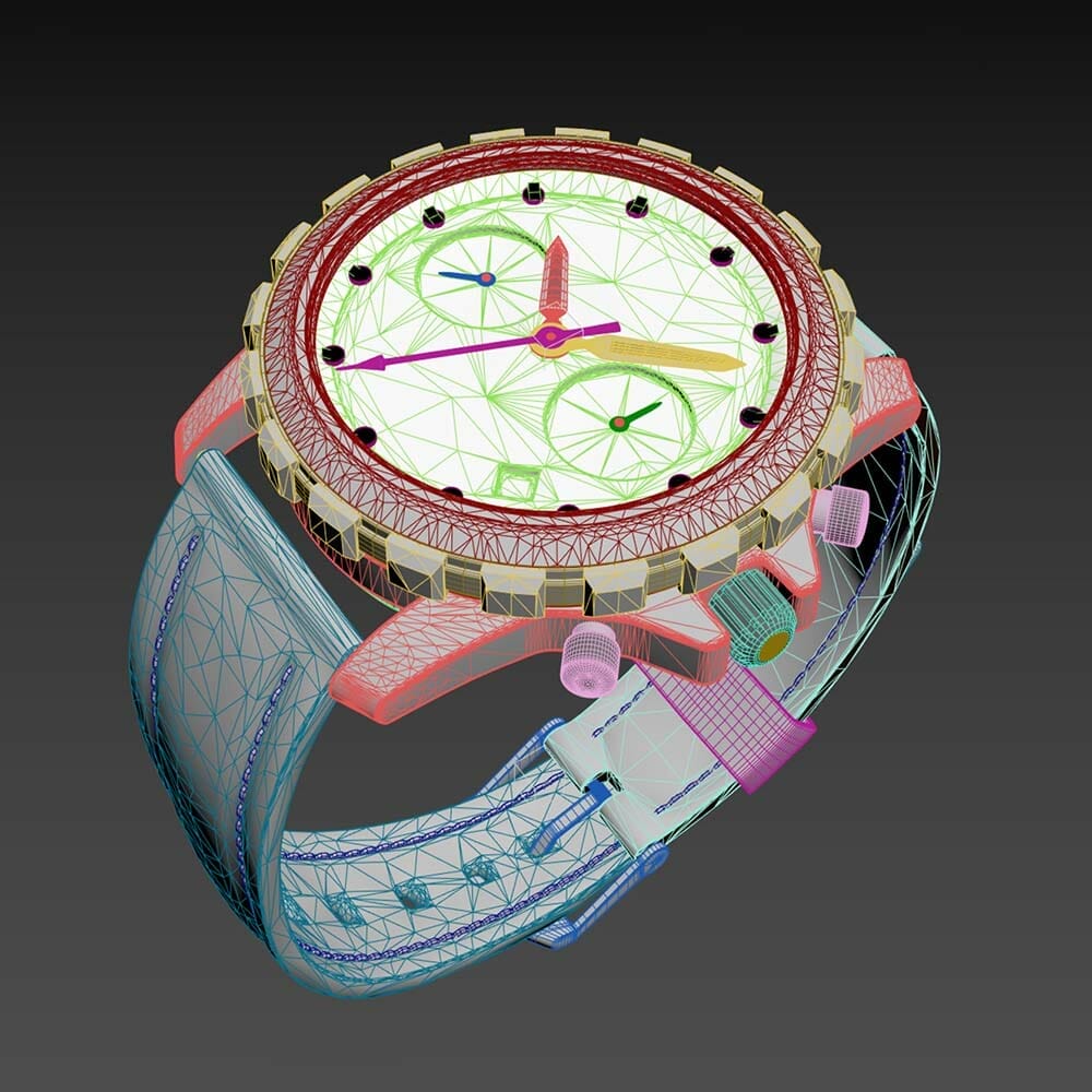 [How To] Von CAD Daten zu Echtzeit Produkt Marketing 3d model wireframe