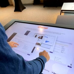 Webpros, simply interactive, touch PC, trade fair,